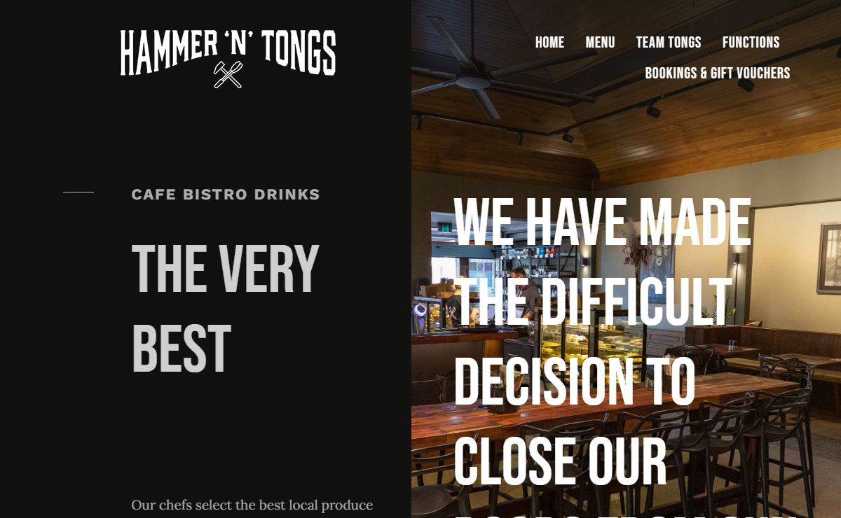 Hammer N Tongs - Cafe Bistro Drinks