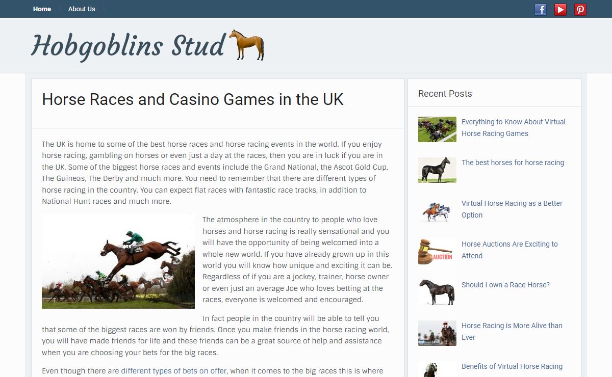 Horse Races in the UK - Play Horse Casino Games with a Minimum Deposit