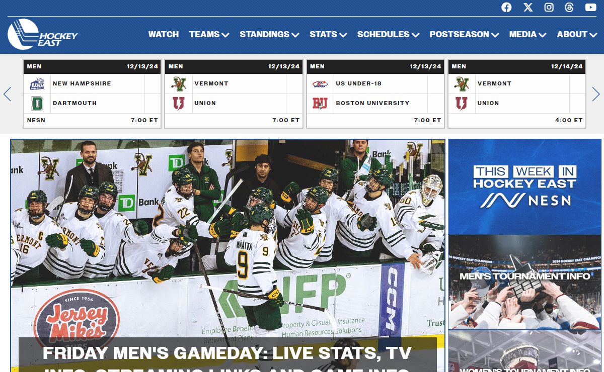 Hockey East Association - Official Website of the Hockey East Association