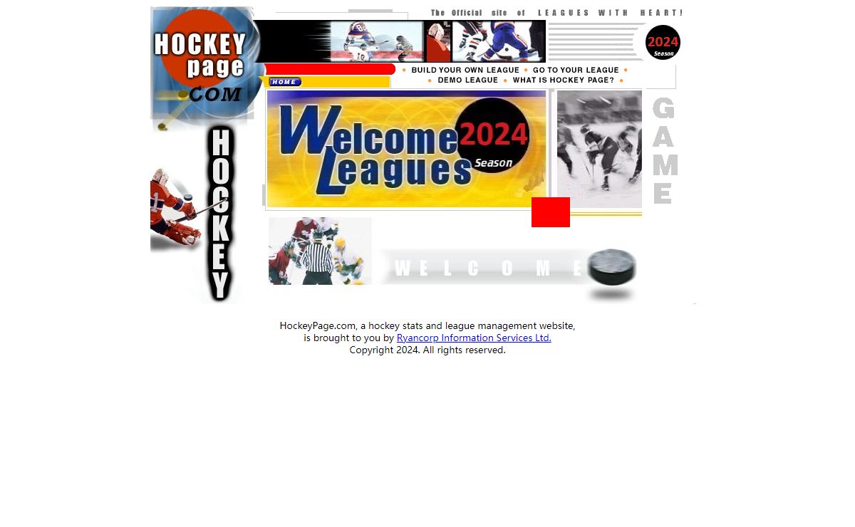 HockeyPage.com: a hockey stats and league management website
