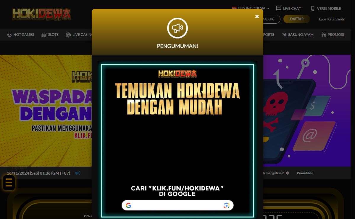 Hokidewa - Situs Slot Online dan Tergacor Resmi di Indonesia