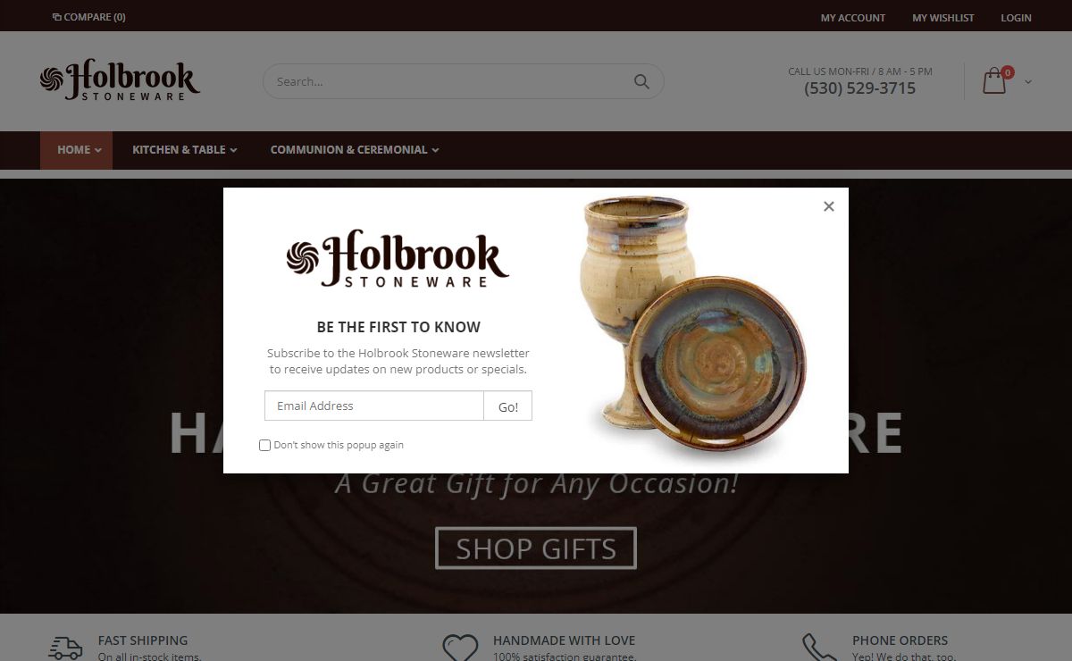 Holbrook Stoneware & Communion Pottery