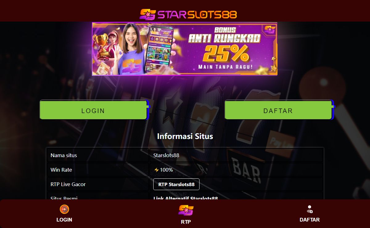 Starslots88 - Situs Judi Online Paling Gacor - Link Alternatif Login