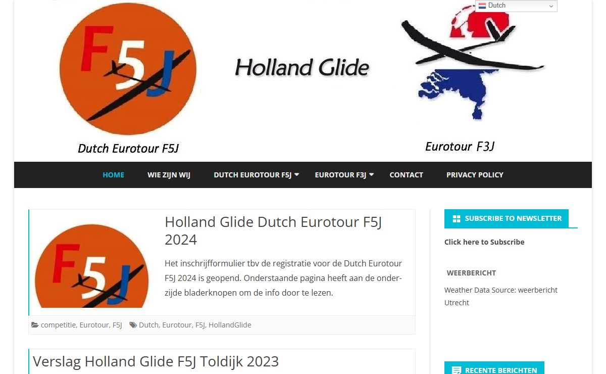 hollandglide.nl – Holland Glide Organisation for RC gliding competition