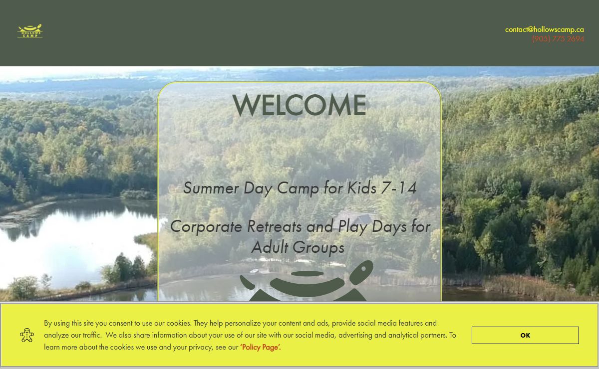 Hollows Camp – Summer Camp for Kids. Private Events & Corporate Retreats.
