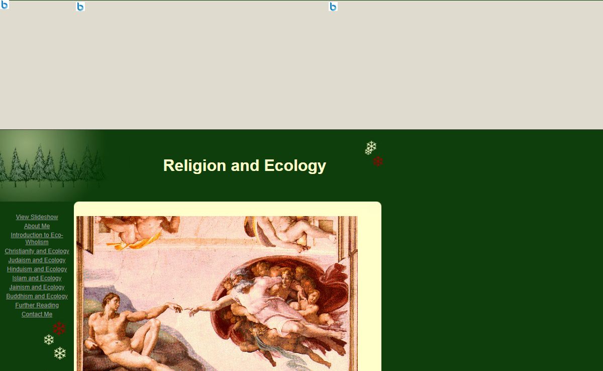 Religion and Ecology