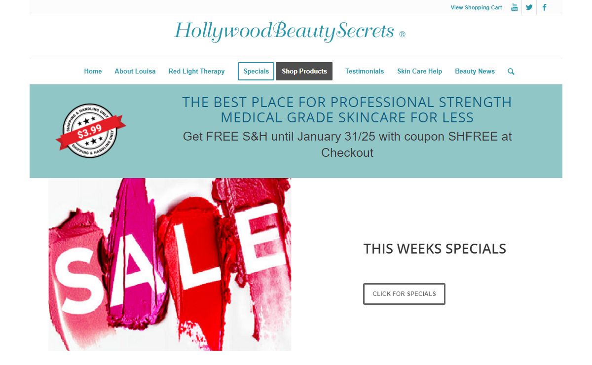 Hollywood Beauty Secrets - Skin Care Help | HollywoodBeautySecrets.com
