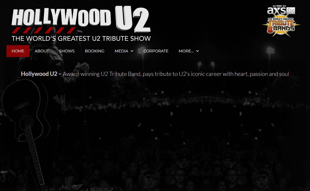 Hollywood U2 - The World's Greatest U2 Tribute Show as seen on AXS.tv