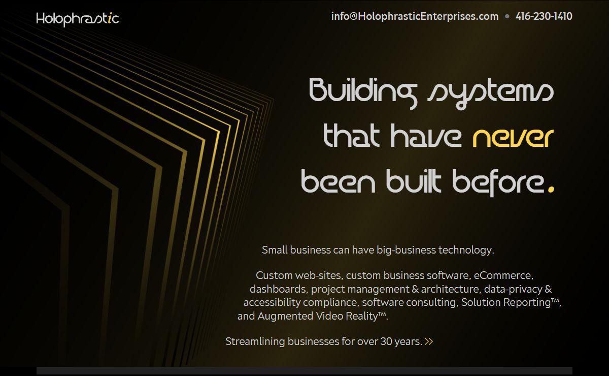 Home - Holophrastic Enterprises Inc.