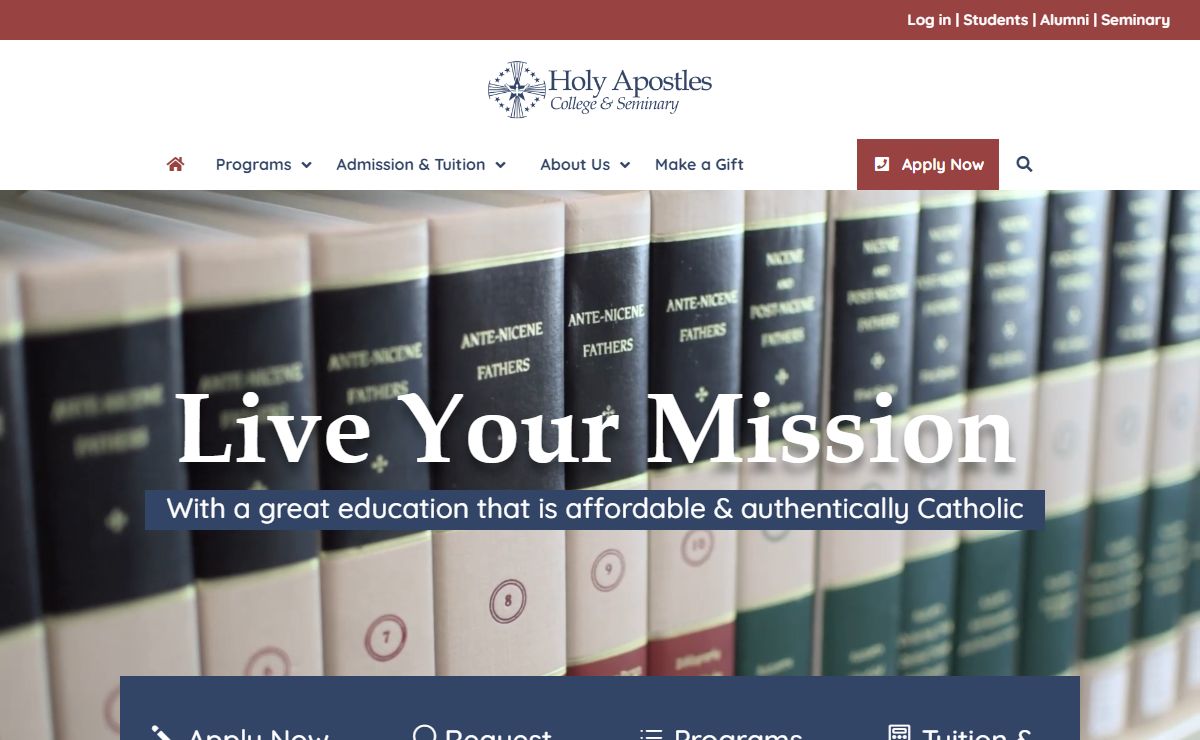 Home - Holy Apostles College & Seminary