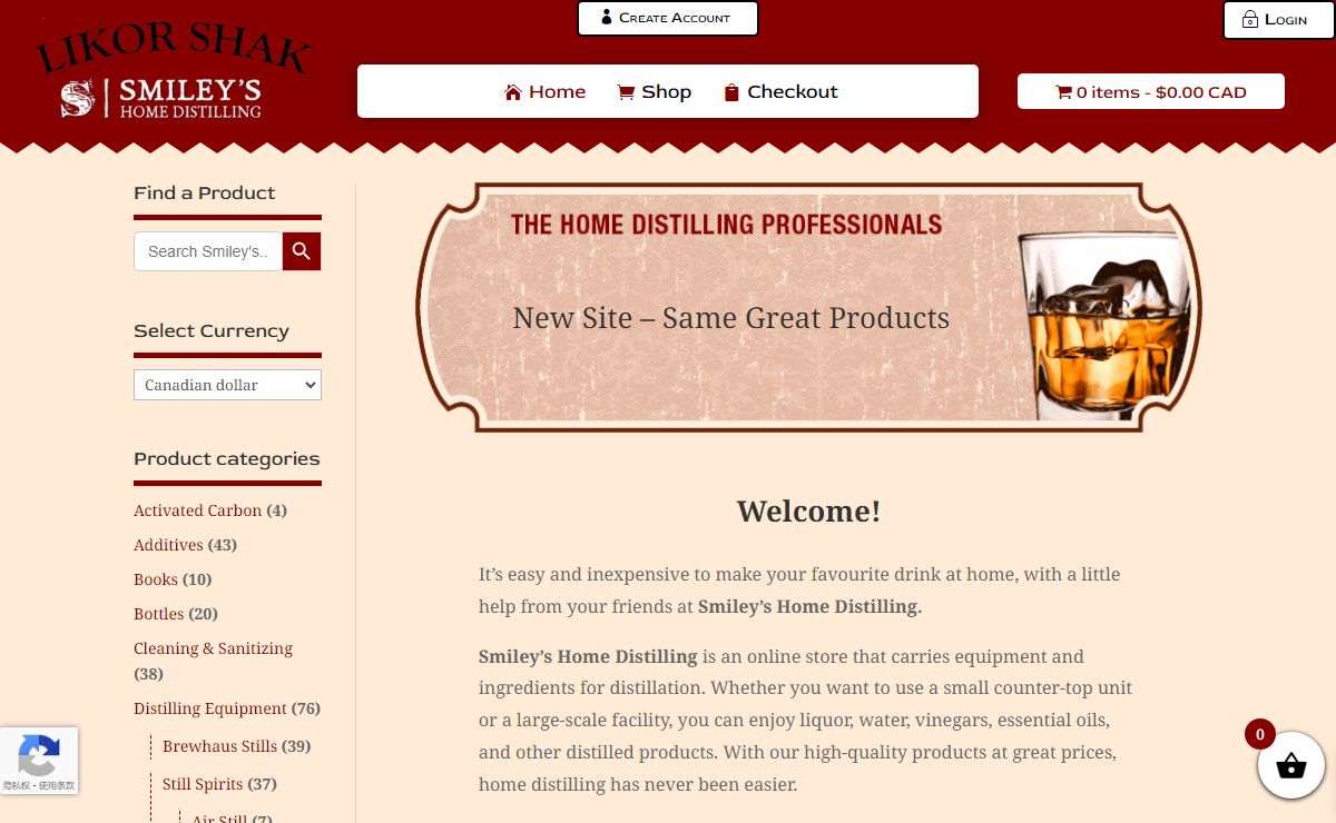 Home Brewing & Home Distilling Products | Smiley's