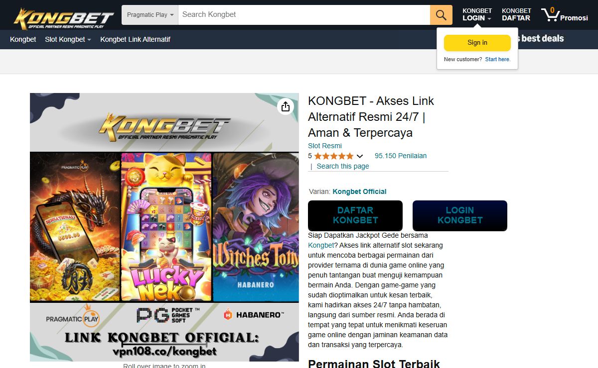 KONGBET - Akses Link Alternatif Resmi 24/7 | Aman & Terpercaya