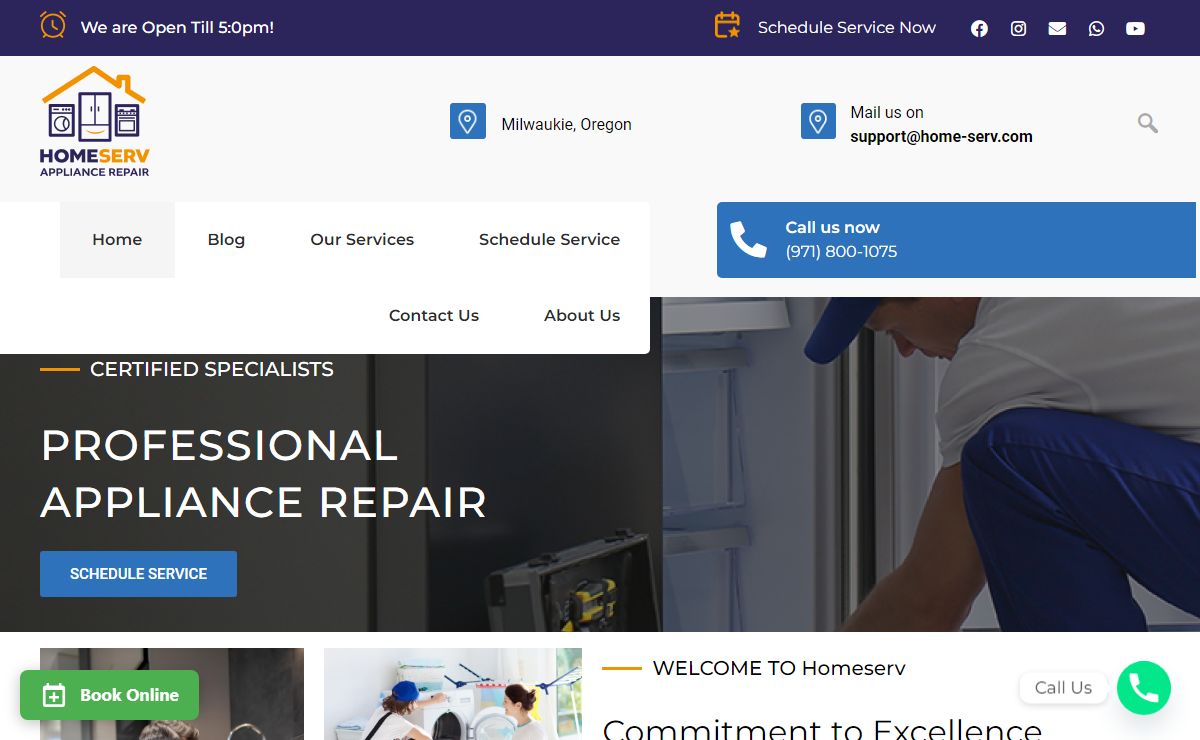 HOME-SERV – Affordable appliance repair services in Portland and Milwaukie
