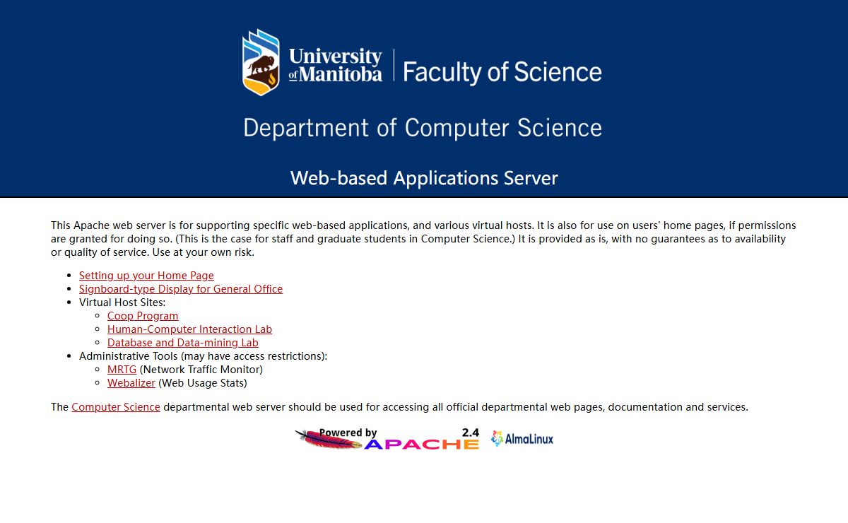 Apache HTTP Server For Web-based Applications