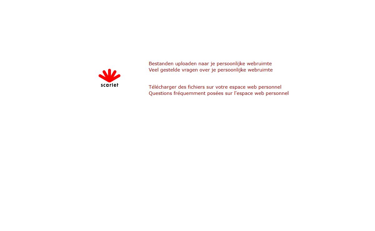 Scarlet : Homepages