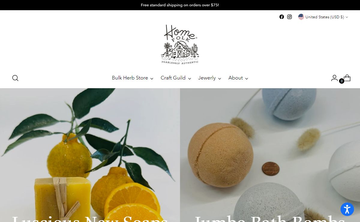 Home Folk | Bulk Herb Store | Liberty Fabric, Sewing & Embroidery