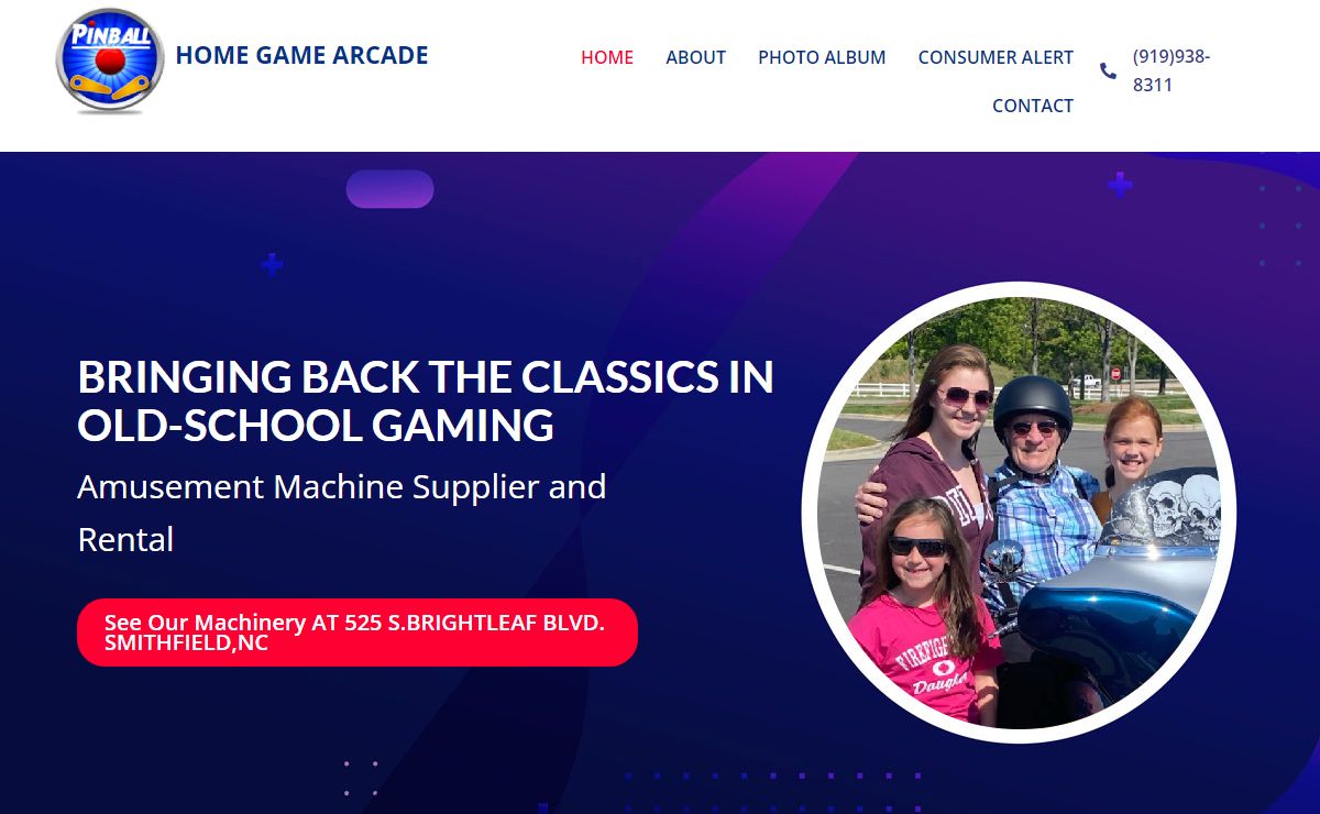 Home - Home Game Arcade Arcade Game Sales, Service, Rentals in Raleigh, NC | Home Game Arcade