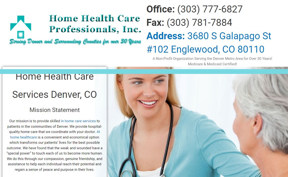 Home Health Colorado 303-777-6827