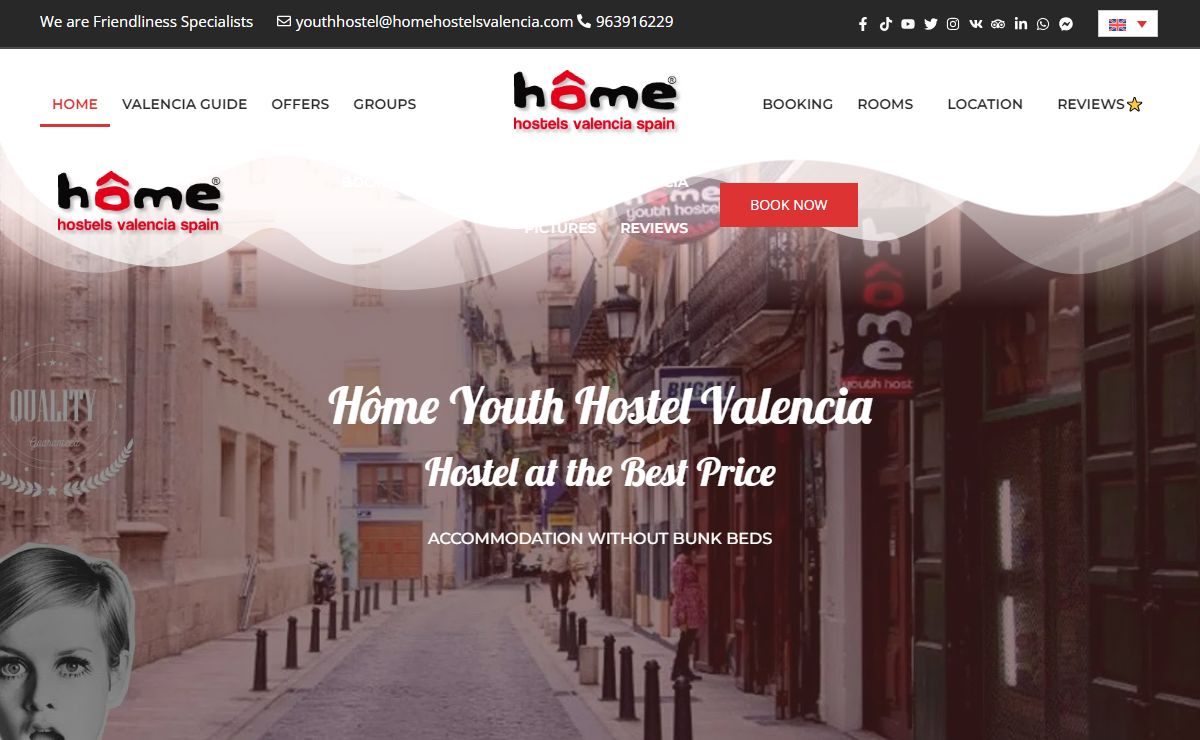 Home Hostels Valencia - Cheap hostels - Center of Valencia