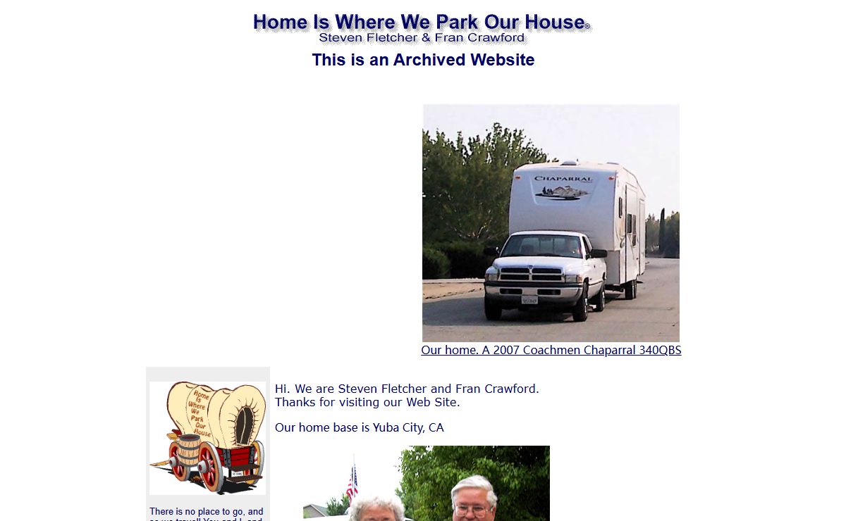 Home is Where We Park Our House -RV travel full time RVing