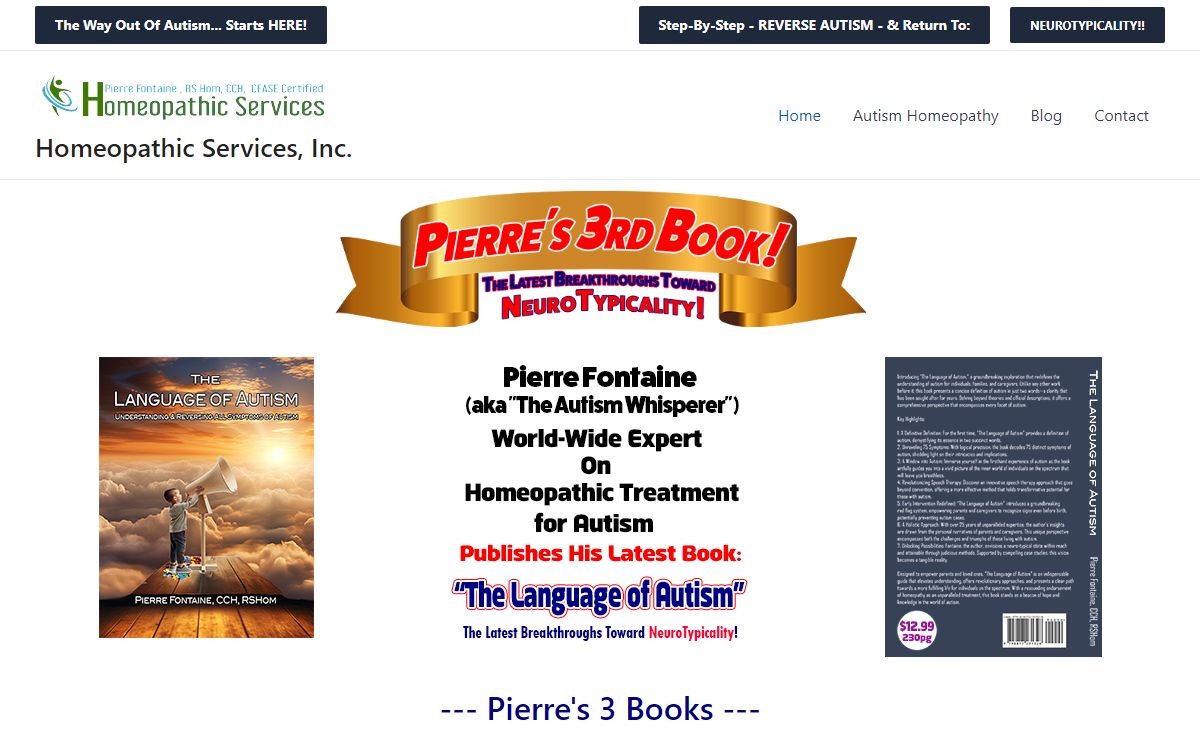 Homeopathic services: Pierre fontaine Homeopathic specialist & online consultant in New York, USA