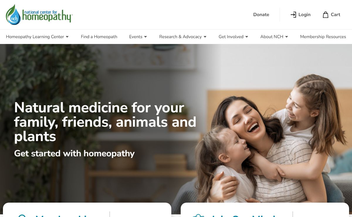Homepage - Homeopathy Education - National Center for Homeopathy (NCH)