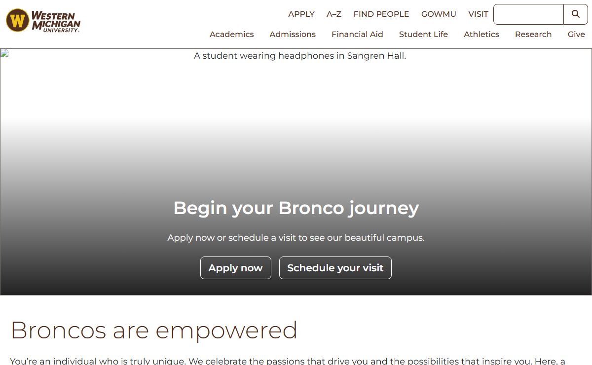 Western Michigan University | Pursue your purpose