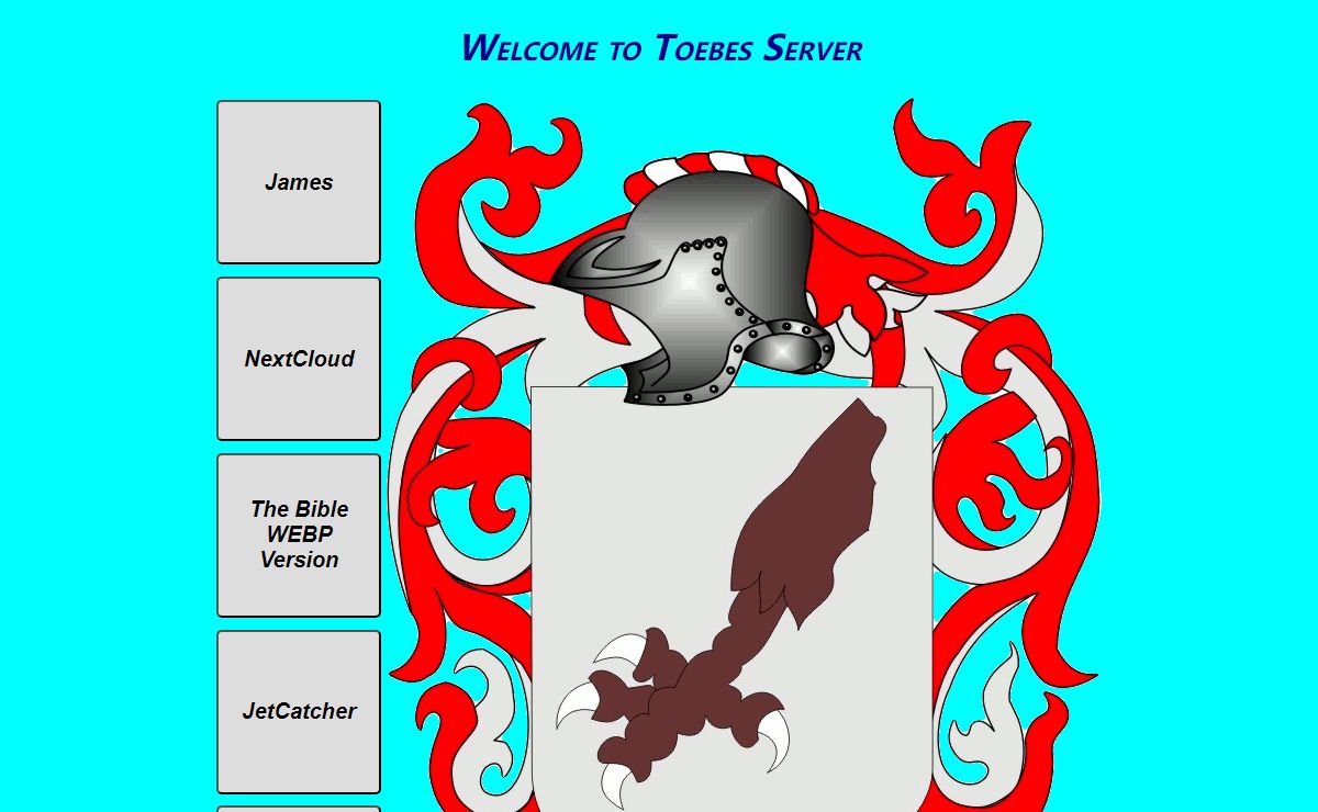 Welcome to Toebes Academy Home Server
