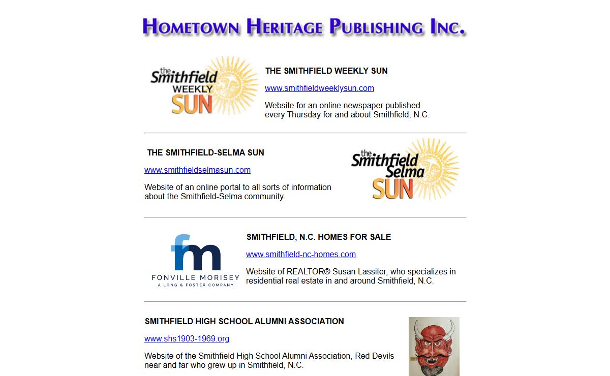 Hometown Heritage Publishing Inc.