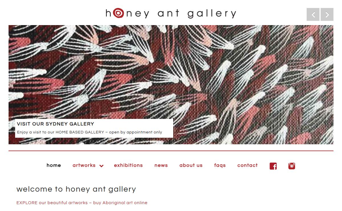 Honey Ant Gallery - Australian Aboriginal Artworks and Paintings