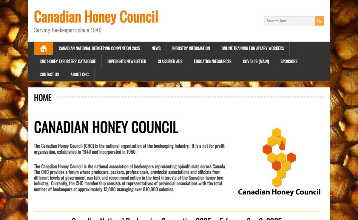 Canadian Honey Council – Serving Beekeepers since 1940