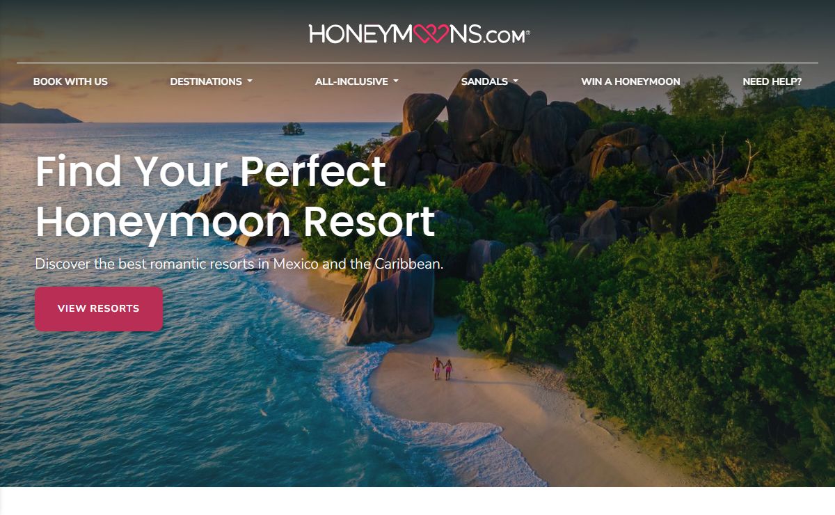 Honeymoons.com - Book Your Next Romantic Getaway