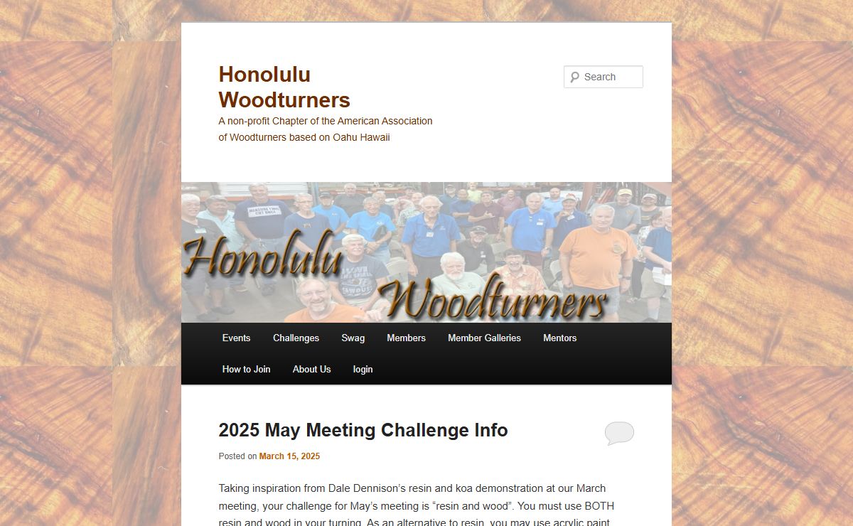 Honolulu Woodturners | A non-profit Chapter of the American Association of Woodturners based on Oahu Hawaii