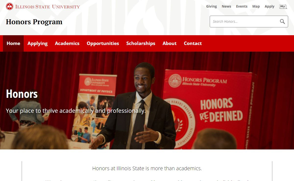 Honors Program - Illinois State