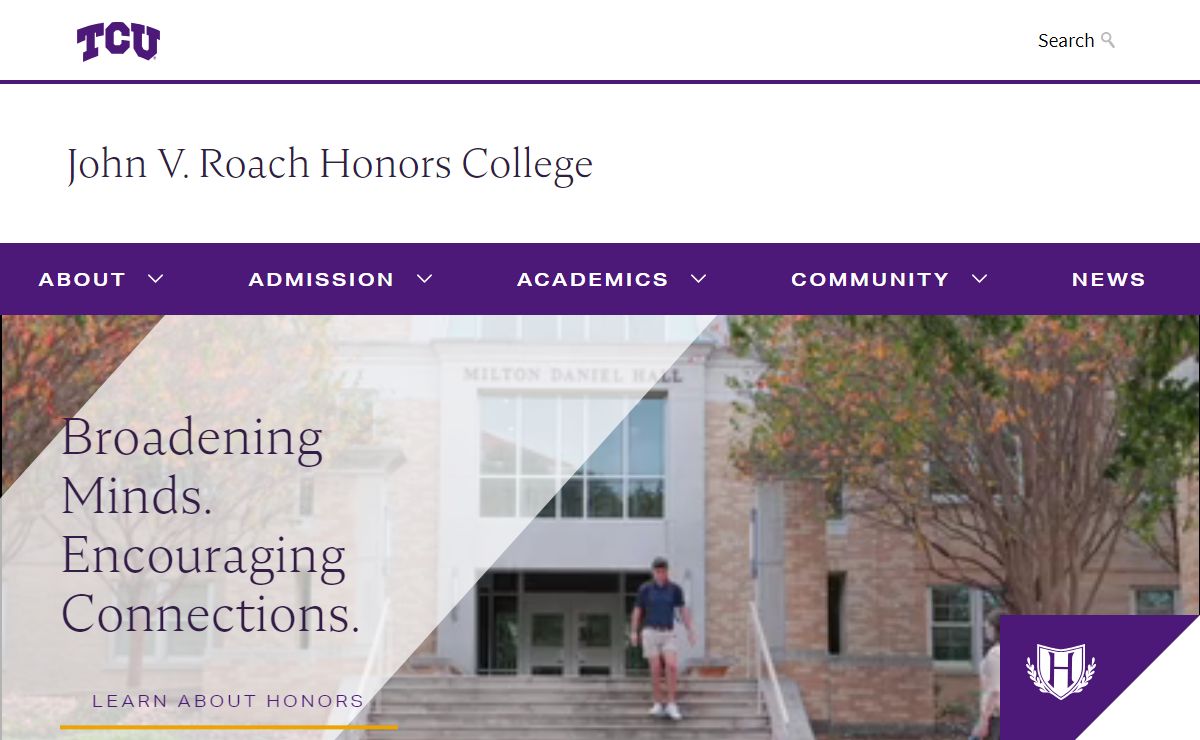 John V. Roach Honors College | Texas Christian University