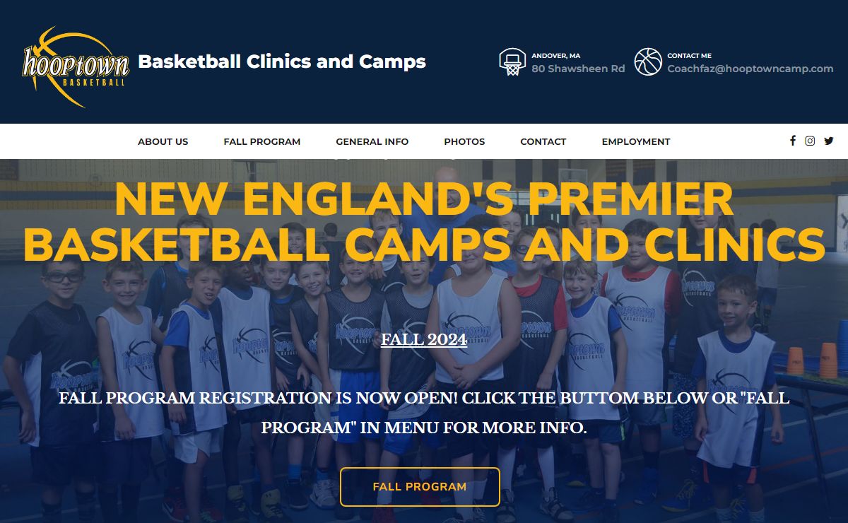 Basketball Clinic And Clients - Hoop Town Camp