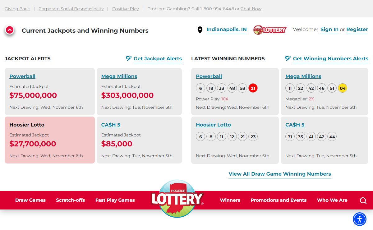 Hoosier Lottery | Indiana's State Lottery | Hoosier Lottery