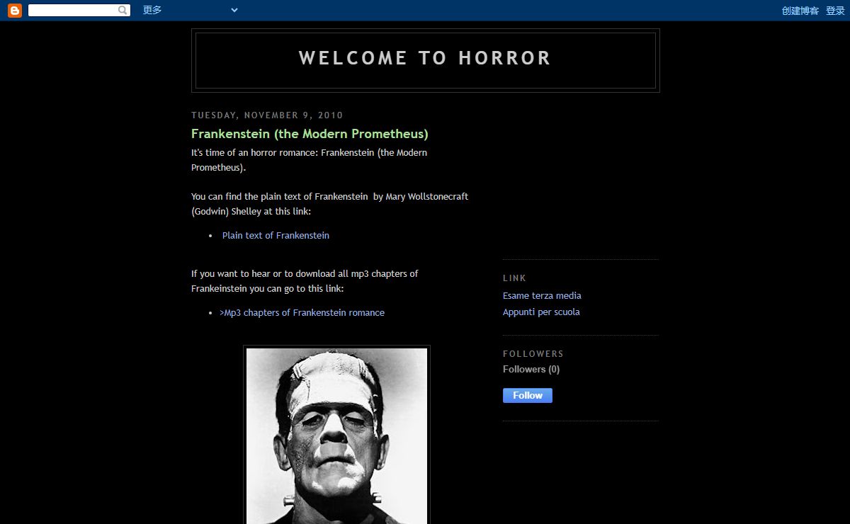 Welcome to Horror