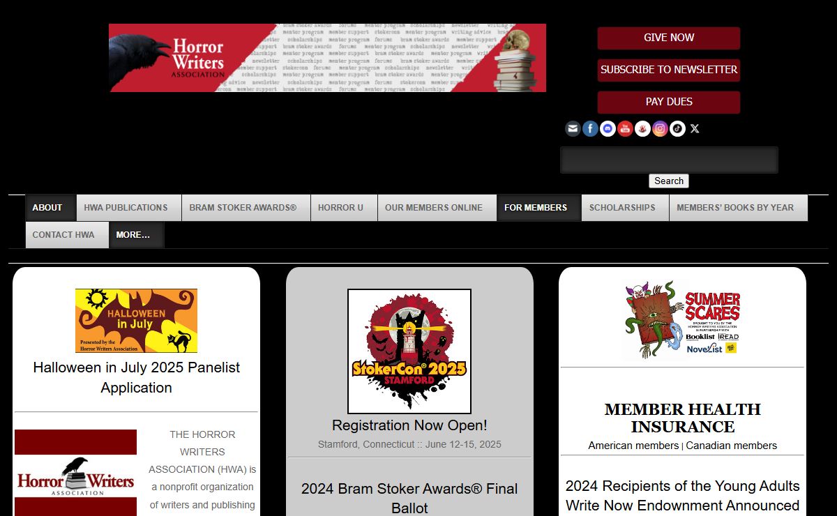 Horror Writers Association