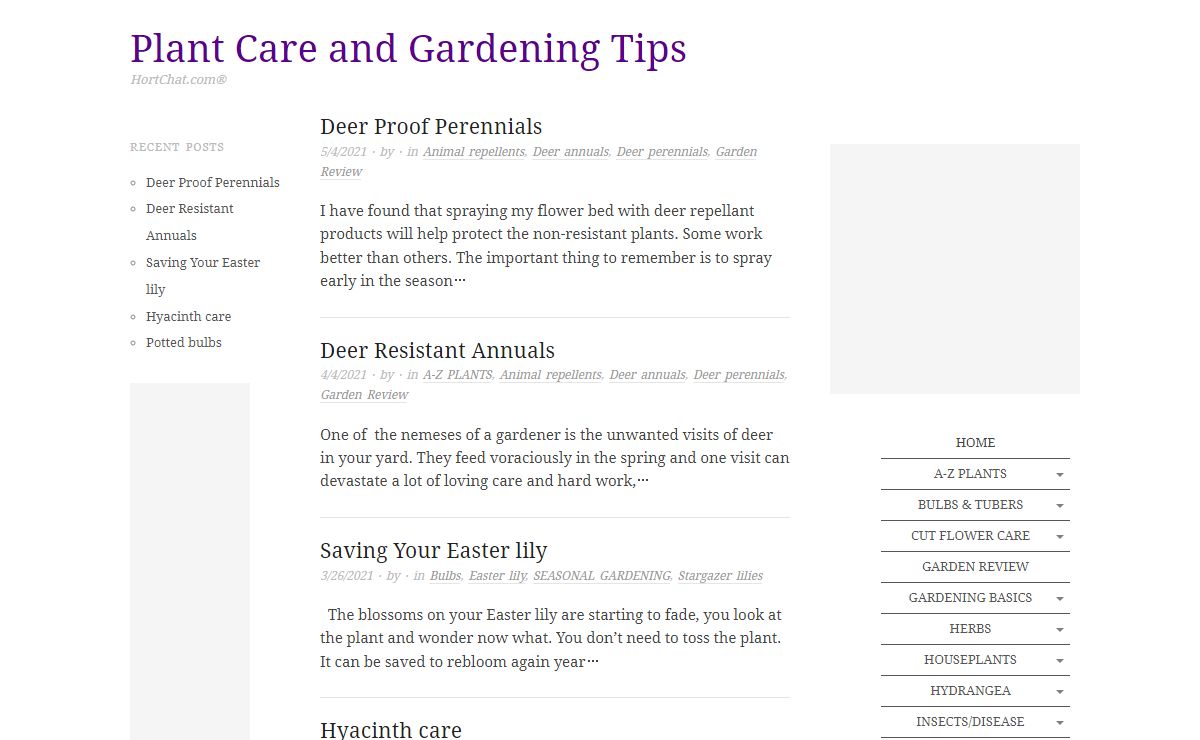 Plant Care and Gardening Tips: HortChat.com®