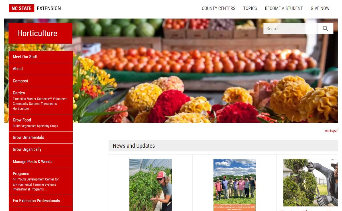 Horticulture | NC State Extension