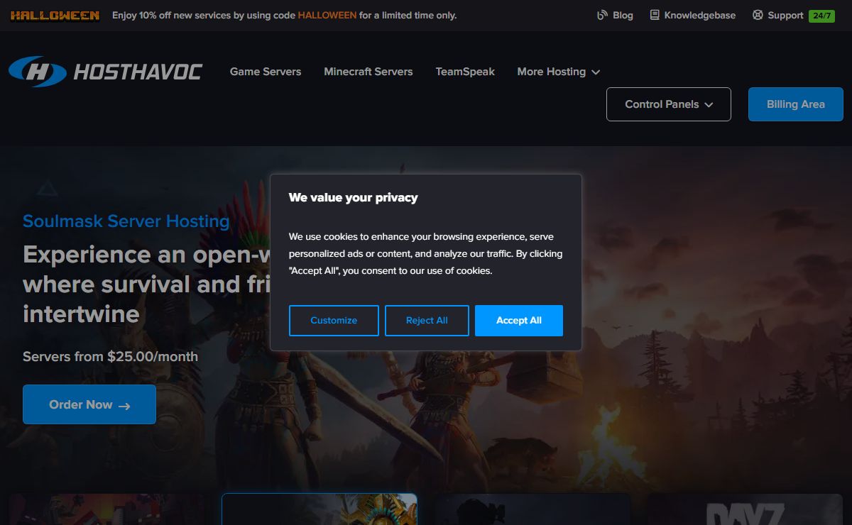 Host Havoc - Game Server and Infrastructure Hosting Provider