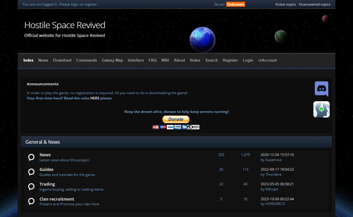 Hostile Space Revived