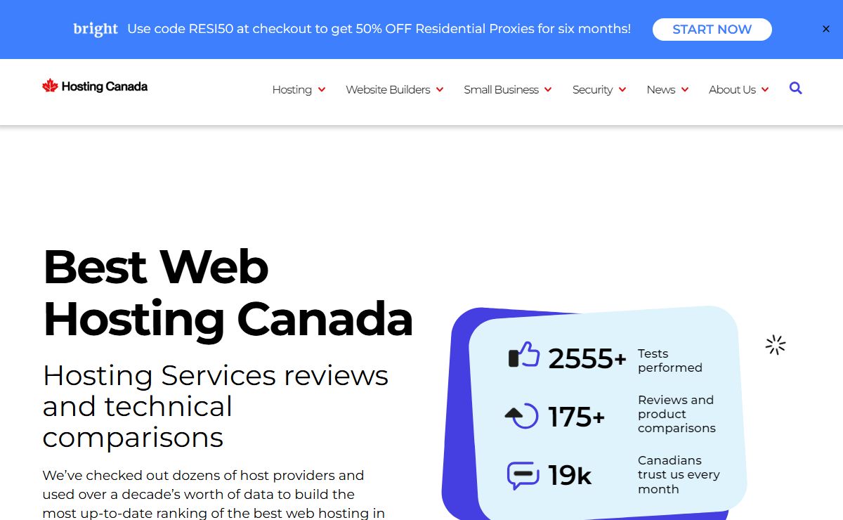 Best Web Hosting Canada 2025: Top Providers Reviewed