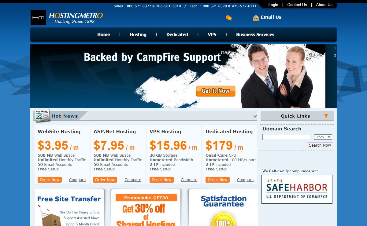 Web Hosting at Hostingmetro.com - Cheap Web Hosting Services and Cheap Domain Website Hosting