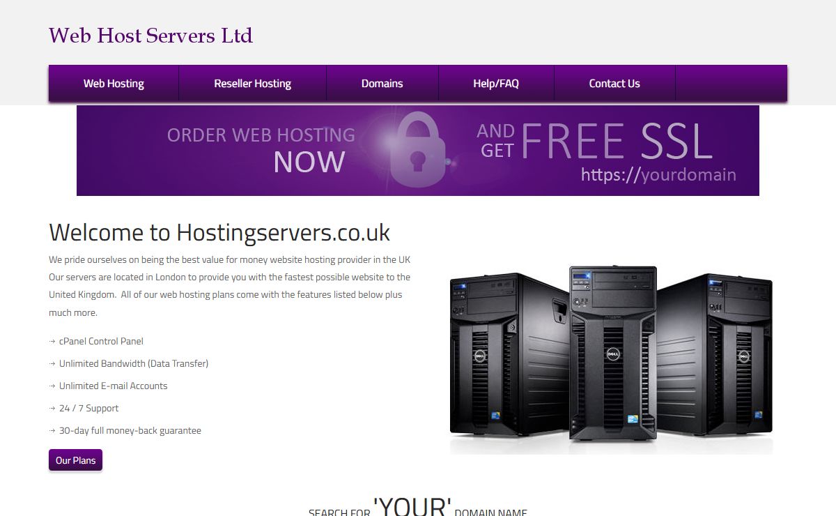 HostingServers.co.uk | UK Website Hosting from £4.95