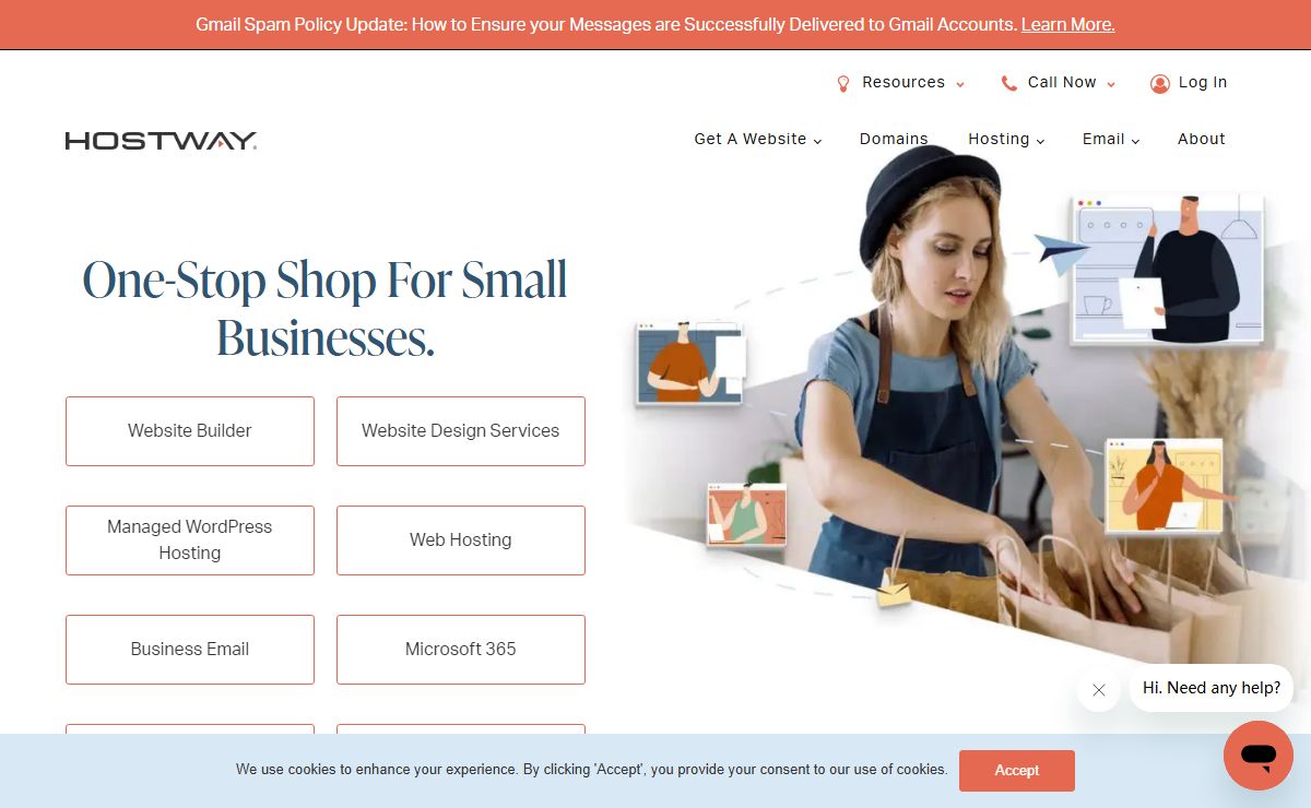 Web Design Services - Create a Website Today | Hostway