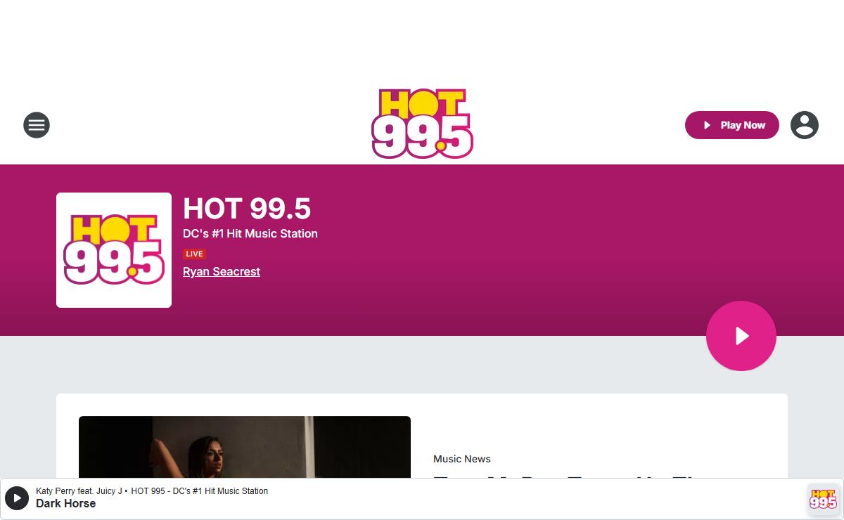 HOT 99.5 - DC's #1 Hit Music Station