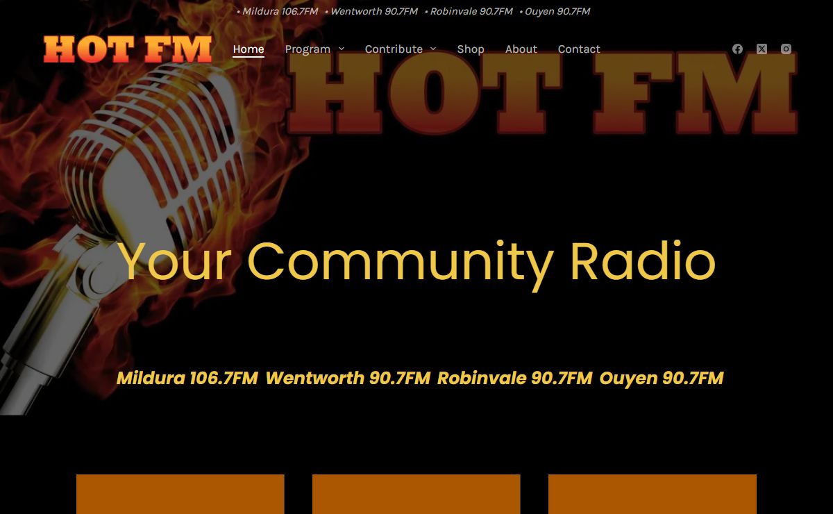 Hot FM – 106.7 Hot FM, Community Radio