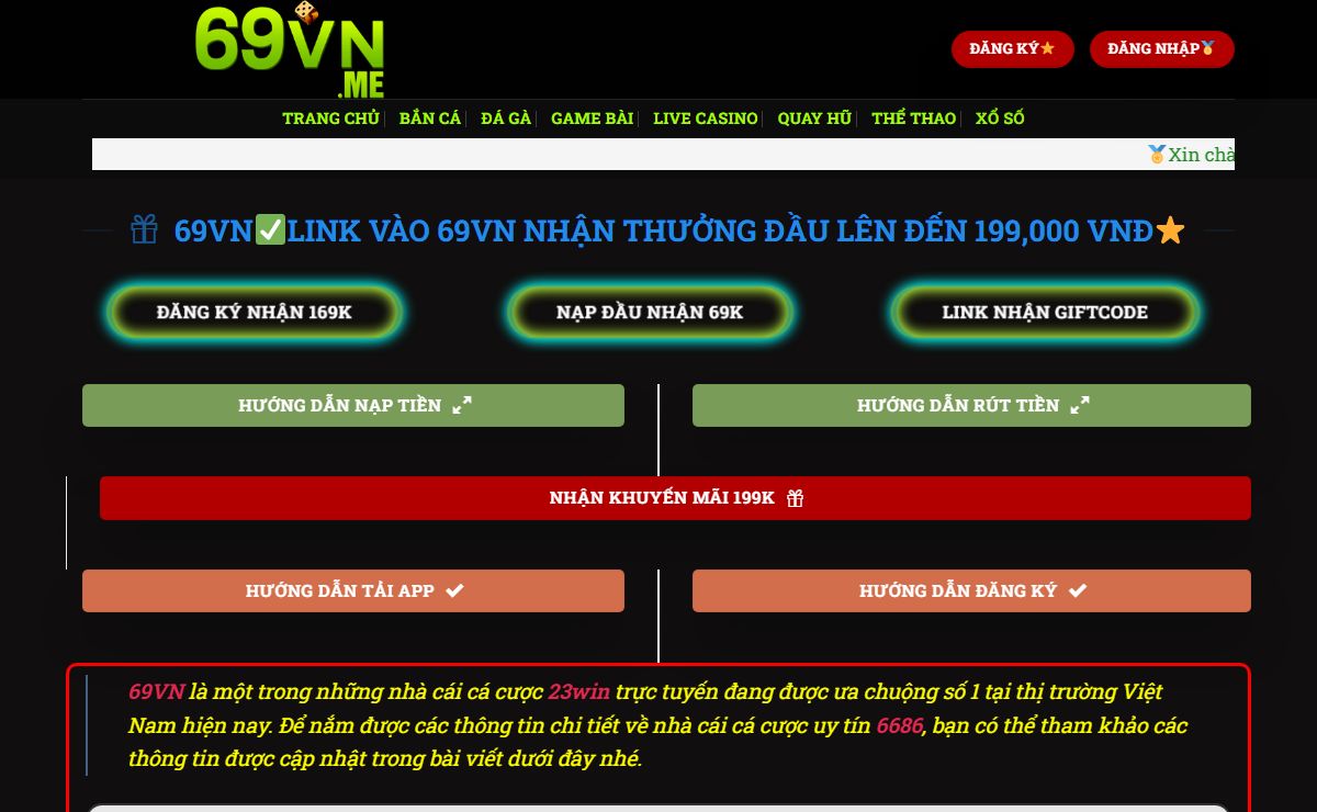 69VN - Trang Chủ 69VN20.COM